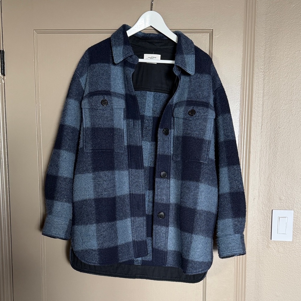 Isabel Marant Etoile Plaid Shacket